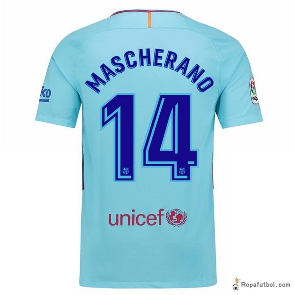 Camiseta Barcelona Replica Segunda Ropa Mascherano 2017/18